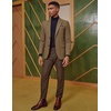 image:imagePJ PAUL JONES Men Tweed Blazer Wool Herringbone Sport Coat Jacket Vintage Blazers Suit JacketsCoffee Houndstooth
