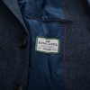 image:imagePJ PAUL JONES Men Tweed Blazer Wool Herringbone Sport Coat Jacket Vintage Blazers Suit JacketsDark Blue Herringbone