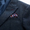 image:imagePJ PAUL JONES Men Tweed Blazer Wool Herringbone Sport Coat Jacket Vintage Blazers Suit JacketsDark Blue Herringbone