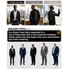image:imagePJ PAUL JONES Mens Blazer Slim Fit Sport Coats Two Buttons Casual Suit JacketsBlack