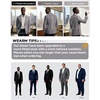 image:imagePJ PAUL JONES Mens Blazer Slim Fit Sport Coats Two Buttons Casual Suit JacketsBlue Gray