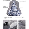 image:imagePJ PAUL JONES Mens Blazer Slim Fit Sport Coats Two Buttons Casual Suit JacketsBlue Gray