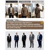 image:imagePJ PAUL JONES Mens Blazer Slim Fit Sport Coats Two Buttons Casual Suit JacketsBrown