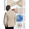 image:imagePJ PAUL JONES Mens Casual Blazer Sport Coats Two Buttons Lightweight Suit JacketApricot