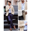 image:imagePJ PAUL JONES Mens Casual Blazer Sport Coats Two Buttons Lightweight Suit JacketApricot