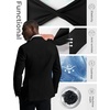 image:imagePJ PAUL JONES Mens Casual Blazer Sport Coats Two Buttons Lightweight Suit JacketBlack