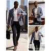 image:imagePJ PAUL JONES Mens Casual Blazer Sport Coats Two Buttons Lightweight Suit JacketGrey Blue