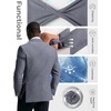 image:imagePJ PAUL JONES Mens Casual Blazer Sport Coats Two Buttons Lightweight Suit JacketGrey Blue