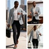image:imagePJ PAUL JONES Mens Casual Blazer Sport Coats Two Buttons Lightweight Suit JacketLight Grey