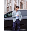 image:imagePJ PAUL JONES Mens Casual Blazer Sport Coats Two Buttons Lightweight Suit JacketSky Blue