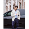 image:imagePJ PAUL JONES Mens Casual Blazer Sport Coats Two Buttons Lightweight Suit JacketWhite