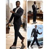image:imagePJ PAUL JONES Mens Casual Business Sport Coat Blazer Two Buttons Slim Fit Lightweight JacketBlack