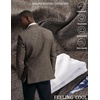 image:imagePJ PAUL JONES Mens Casual Business Sport Coat Blazer Two Buttons Slim Fit Lightweight JacketBrown