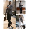 image:imagePJ PAUL JONES Mens Casual Business Sport Coat Blazer Two Buttons Slim Fit Lightweight JacketDark Grey