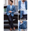 image:imagePJ PAUL JONES Mens Casual Business Sport Coat Blazer Two Buttons Slim Fit Lightweight JacketDenim Blue