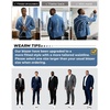 image:imagePJ PAUL JONES Mens Casual Business Sport Coat Blazer Two Buttons Slim Fit Lightweight JacketDenim Blue