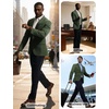 image:imagePJ PAUL JONES Mens Casual Business Sport Coat Blazer Two Buttons Slim Fit Lightweight JacketOlive Green
