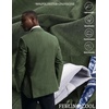 image:imagePJ PAUL JONES Mens Casual Business Sport Coat Blazer Two Buttons Slim Fit Lightweight JacketOlive Green