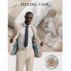 image:imagePJ PAUL JONES Mens Suit 2 Piece Classic Fit Suits Two Button Casual Blazer Suit Sets Business Dress Suit Party WeddingApricot