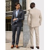 image:imagePJ PAUL JONES Mens Suit 2 Piece Classic Fit Suits Two Button Casual Blazer Suit Sets Business Dress Suit Party WeddingGrey