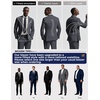 image:imagePJ PAUL JONES Mens Suit 2 Piece Classic Fit Suits Two Button Casual Blazer Suit Sets Business Dress Suit Party WeddingGrey