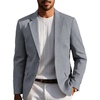 image:imagePJ PAUL JONES Blazer for Men Classic Sport Coat Casual Suit Jackets Slim FitGrey