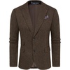 Brown Herringbone