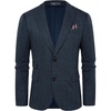 Dark Blue Herringbone
