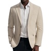 image:imagePJ PAUL JONES Mens Casual Blazer Sport Coats Two Buttons Lightweight Suit JacketApricot
