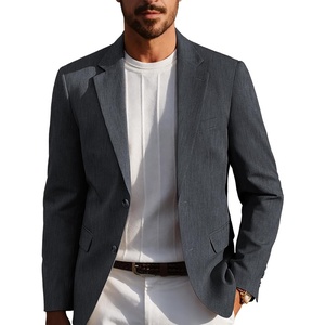 image:imagePJ PAUL JONES Blazer for Men Classic Sport Coat Casual Suit Jackets Slim FitDark Grey
