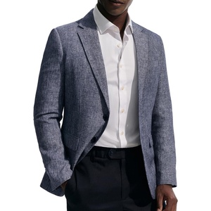 image:imagePJ PAUL JONES Mens Casual Business Sport Coat Blazer Two Buttons Slim Fit Lightweight JacketDark Blue