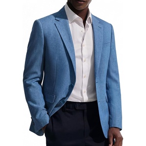 image:imagePJ PAUL JONES Mens Casual Business Sport Coat Blazer Two Buttons Slim Fit Lightweight JacketDenim Blue