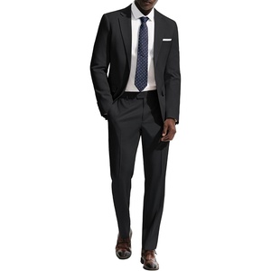 image:imagePJ PAUL JONES Mens Suit 2 Piece Classic Fit Suits Two Button Casual Blazer Suit Sets Business Dress Suit Party WeddingBlack