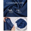 image:imagePJ PAUL JONES Mens Dress Shirts Long Sleeve Button Down Shirt Stretch Wrinkle Free Untucked Shirts for Men Business CasualDark Blue
