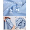 image:imagePJ PAUL JONES Mens Dress Shirts Long Sleeve Button Down Shirt Stretch Wrinkle Free Untucked Shirts for Men Business CasualSky Blue