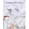 image:imagePJ PAUL JONES Mens Dress Shirts Long Sleeve Button Down Shirt Stretch Wrinkle Free Untucked Shirts for Men Business CasualWhite