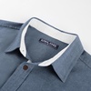 image:imagePJ PAUL JONES Mens Linen Shirt Long Sleeve Button Down Shirt Cotton Untucked Dress Shirts for Men Business CasualBlue