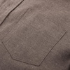 image:imagePJ PAUL JONES Mens Linen Shirt Long Sleeve Button Down Shirt Cotton Untucked Dress Shirts for Men Business CasualCoffee
