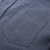 image:imagePJ PAUL JONES Mens Linen Shirt Long Sleeve Button Down Shirt Cotton Untucked Dress Shirts for Men Business CasualNavy Blue