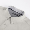 image:imagePJ PAUL JONES Mens Oxford Shirt Long Sleeve Button Down Shirt Cotton Untucked Dress Shirts for Men Business CasualKhaki Gray