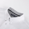image:imagePJ PAUL JONES Mens Oxford Shirt Long Sleeve Button Down Shirt Cotton Untucked Dress Shirts for Men Business CasualWhite