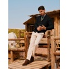 image:imagePJ PAUL JONES Mens Cable Knit Cardigan Button Down Dress Sweaters  Shawl VNeck Collar Business Casual Style Cozy Warm Knit Soft Stretch Material Fall Winter Layering Classic Vintage LookBlack