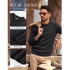 image:imagePJ PAUL JONES Mens Crewneck Sweater Lightweight Knit Pullover Sweaters  Colorful Dots Style Lightweight Warm Soft Stretch Knit Regular Fit Fall Winter Layering Casual Daily Wear HolidayBlack