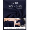 image:imagePJ PAUL JONES Mens Knit Polo Shirt Lightweight Textured Sweater  Polo Sweaters Long Sleeve Collared Regular Fit Fall and Winter Suit for Daily Casual Business Work GolfNavy Blue
