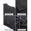 image:imagePJ PAUL JONES Mens Mock Neck Sweater Lightweight Sweaters  Mock Turtleneckknitted Lightweight and stretchy Basic and thermalRibbed cuff and hemsFall and Winter layeredGrey