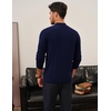 image:imagePJ PAUL JONES Mens Mock Neck Sweater Lightweight Sweaters  Mock Turtleneckknitted Lightweight and stretchy Basic and thermalRibbed cuff and hemsFall and Winter layeredNavy Blue
