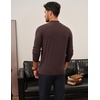 image:imagePJ PAUL JONES Mens Mock Neck Sweater Lightweight Sweaters  Mock Turtleneckknitted Lightweight and stretchy Basic and thermalRibbed cuff and hemsFall and Winter layeredCoffee