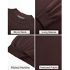 image:imagePJ PAUL JONES Mens Mock Neck Sweater Lightweight Sweaters  Mock Turtleneckknitted Lightweight and stretchy Basic and thermalRibbed cuff and hemsFall and Winter layeredCoffee
