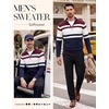image:imagePJ PAUL JONES Mens Quarter Zip Pullover Sweater  14 ZipMock Neck Long Sleeve Sweaters Lightweight Soft Tops Business Casual Work Office Outfits Fall Winter 2026 ClothesNavy Wine Red
