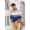 image:imagePJ PAUL JONES Mens Quarter Zip Pullover Sweater  14 ZipMock Neck Long Sleeve Sweaters Lightweight Soft Tops Business Casual Work Office Outfits Fall Winter 2026 ClothesBlue Light Grey
